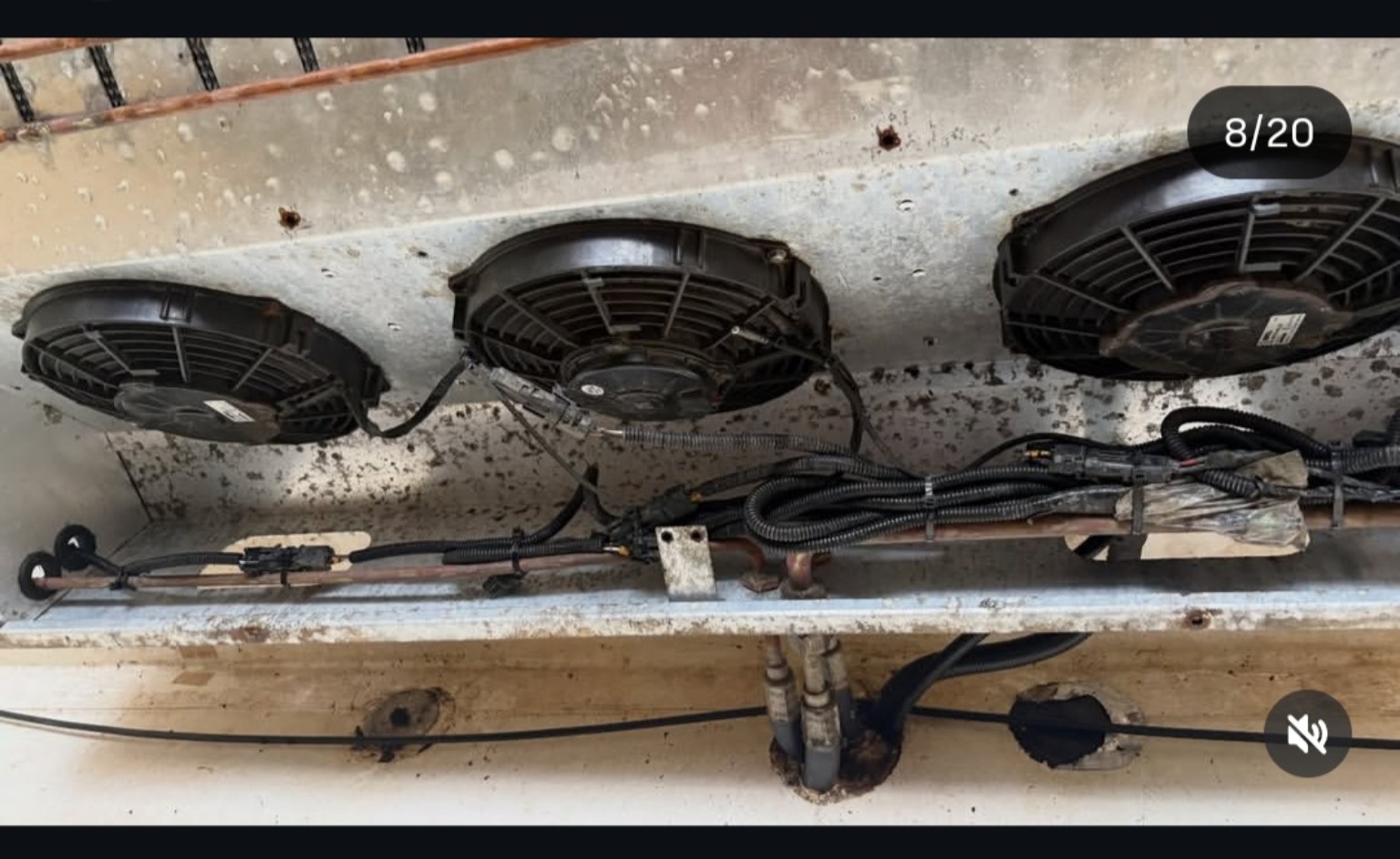 Ventiladores e chicote